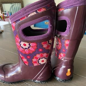 Bogs purple snow and rain boots toddler 10